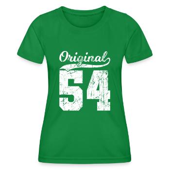 54 Original 70 Years Man Wife Birthday - Women's Functional T-Shirt - kelly green - Front - AI Model Female 172 dark (172cm)