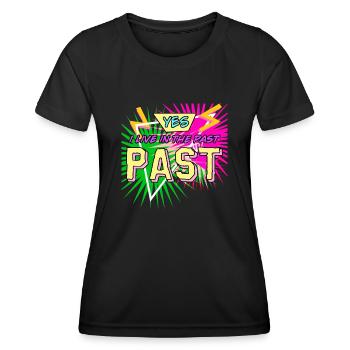 1980's Retro 80s Disco - Women's Functional T-Shirt - black - Front - AI Model Female 172 light (172cm)