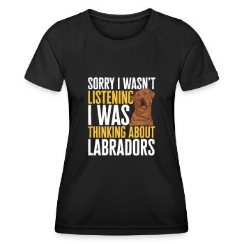 Foxred Labrador Fox Red Labrador Retriever - Women's Functional T-Shirt - black - Front - AI Model Female 172 light (172cm)