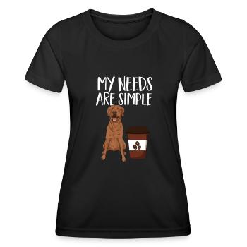 Foxred Labrador Fox Red Labrador Retriever - Women's Functional T-Shirt - black - Front - AI Model Female 172 light (172cm)