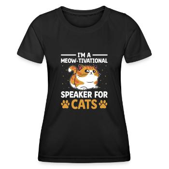 Tiersitter Haustiersitter Hund und Katzensitter Hund Wal - Frauen Funktions-T-Shirt - Schwarz - Vorne - AI Model Female 172 light (172cm)