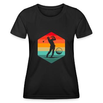 Golf Golfeurs Golfeurs - T-shirt sport Femme - noir - Devant - AI Model Female 172 light (172cm)