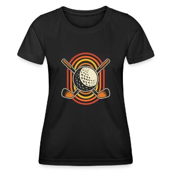 Golf Golfeurs Golfeurs - T-shirt sport Femme - noir - Devant - AI Model Female 172 light (172cm)