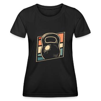 Fitness - Women's Functional T-Shirt - black - Front - AI Model Female 172 light (172cm)
