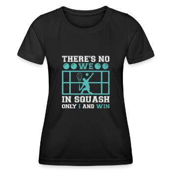 Squash Player Squash Tennis Player Raquetball Spor - Women's Functional T-Shirt - black - Front - AI Model Female 172 light (172cm)