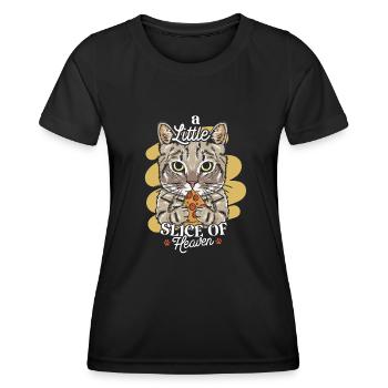 A little slice of heaven - Women's Functional T-Shirt - black - Front - AI Model Female 172 light (172cm)