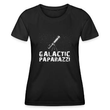 Space Photography Stargazing Telescope Astronomy - Women's Functional T-Shirt - black - Front - AI Model Female 172 light (172cm)