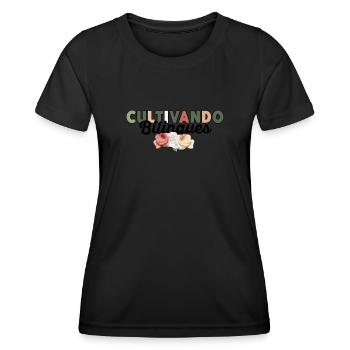 Cultivando Bilingües Spanischlehrer Bekleidung - Frauen Funktions-T-Shirt - Schwarz - Vorne - AI Model Female 172 light (172cm)