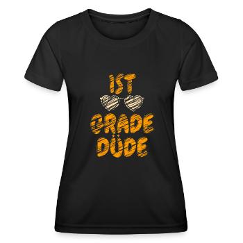 Kindergarten Teacher Funny Student 1st Graduation - Women's Functional T-Shirt - black - Front - AI Model Female 172 light (172cm)
