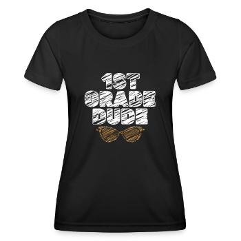 Professeur de maternelle Drôle Étudiant 1er Diplôme - T-shirt sport Femme - noir - Devant - AI Model Female 172 light (172cm)