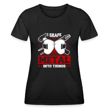 Metalworker Metal Work Welder Blacksmith - Women's Functional T-Shirt - black - Front - AI Model Female 172 light (172cm)