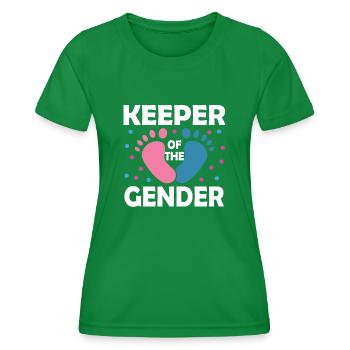 Hüter des Geschlechts - Frauen Funktions-T-Shirt - Kelly Green - Vorne - AI Model Female 172 dark (172cm)