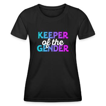 Keeper Of The Gender - Women's Functional T-Shirt - black - Front - AI Model Female 172 light (172cm)