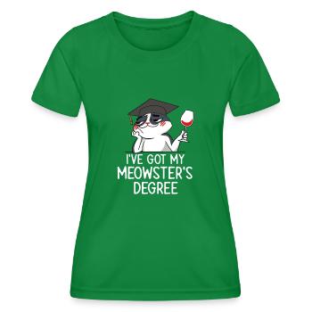 Master Etudes Master - T-shirt sport Femme - vert - Devant - AI Model Female 172 dark (172cm)