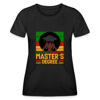 Master Etudes Master - T-shirt sport Femme - noir - Devant - AI Model Female 172 light (172cm)