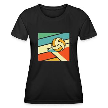 Volleyball Volleyballer - Women's Functional T-Shirt - black - Front - AI Model Female 172 light (172cm)