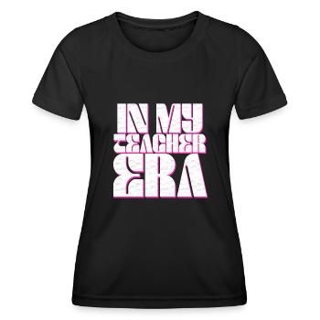 In meiner Lehrzeit Unterricht - Frauen Funktions-T-Shirt - Schwarz - Vorne - AI Model Female 172 light (172cm)