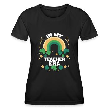 In meiner Lehrzeit Unterricht - Frauen Funktions-T-Shirt - Schwarz - Vorne - AI Model Female 172 light (172cm)
