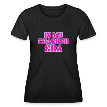 In meiner Lehrzeit Unterricht - Frauen Funktions-T-Shirt - Schwarz - Vorne - AI Model Female 172 light (172cm)