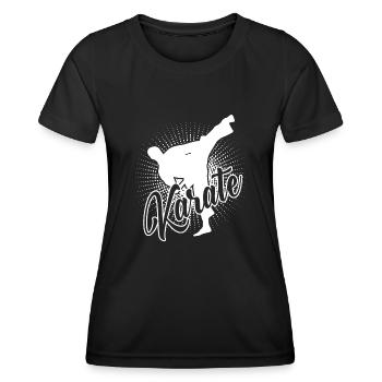 Karate Karate Fighter - Women's Functional T-Shirt - black - Front - AI Model Female 172 light (172cm)