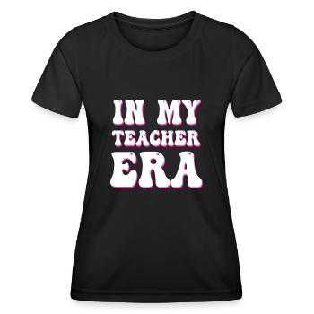 In meiner Lehrzeit Unterricht - Frauen Funktions-T-Shirt - Schwarz - Vorne - AI Model Female 172 light (172cm)
