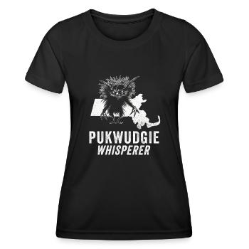 Pukwudgie Kryptide Folklore Mythen - Frauen Funktions-T-Shirt - Schwarz - Vorne - AI Model Female 172 light (172cm)
