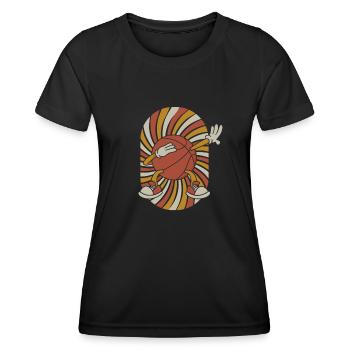 Basketball Basketballer - Frauen Funktions-T-Shirt - Schwarz - Vorne - AI Model Female 172 light (172cm)