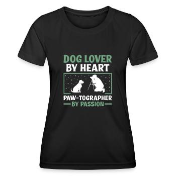 Dog Lover Photography Loves Dog Photographer Dogs - Women's Functional T-Shirt - black - Front - AI Model Female 172 light (172cm)