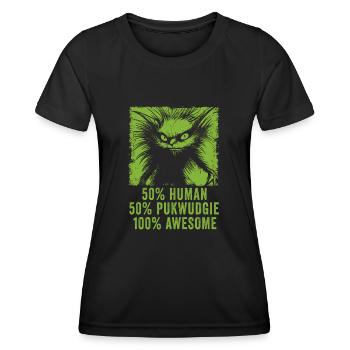 Pukwudgie Kryptide Folklore Mythen - Frauen Funktions-T-Shirt - Schwarz - Vorne - AI Model Female 172 light (172cm)