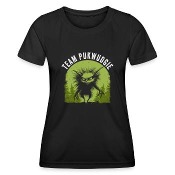 Pukwudgie Kryptide Folklore Mythen - Frauen Funktions-T-Shirt - Schwarz - Vorne - AI Model Female 172 light (172cm)