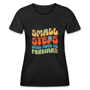 Physiotherapie Kinderphysiotherapeutin - Frauen Funktions-T-Shirt - Schwarz - Vorne - AI Model Female 172 light (172cm)
