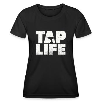 Sirop d’érable Tapper Hommes Femmes Automne - T-shirt sport Femme - noir - Devant - AI Model Female 172 light (172cm)