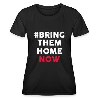 Bring Them Home Now Vintage - Women's Functional T-Shirt - black - Front - AI Model Female 172 light (172cm)