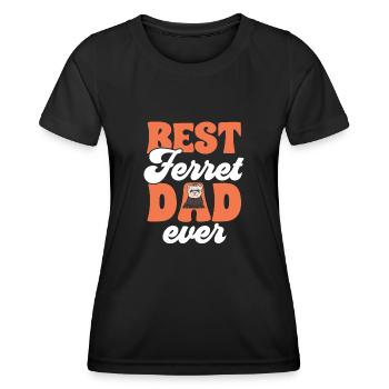 Ferret Owner Ferret - Women's Functional T-Shirt - black - Front - AI Model Female 172 light (172cm)