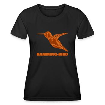 Colibri Jambon Bacon Colibris - T-shirt sport Femme - noir - Devant - AI Model Female 172 light (172cm)