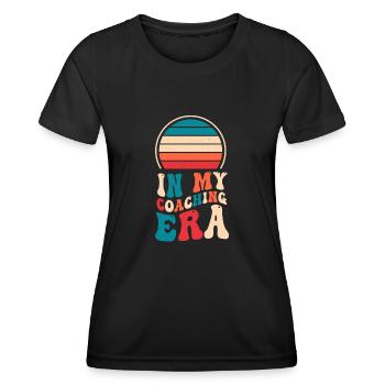 Proud Coach Apparel - Best Coach, Team - Women's Functional T-Shirt - black - Front - AI Model Female 172 light (172cm)