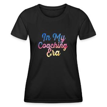 Proud Coach Apparel - Best Coach, Team - Women's Functional T-Shirt - black - Front - AI Model Female 172 light (172cm)