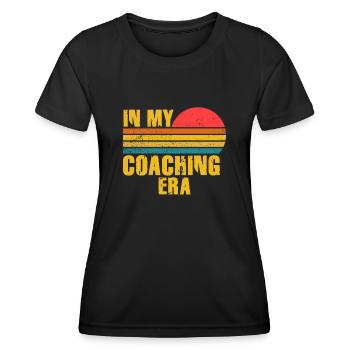 Proud Coach Apparel - Best Coach, Team - Women's Functional T-Shirt - black - Front - AI Model Female 172 light (172cm)