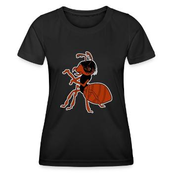 Goth Ant Gothique Occulte Grunge - T-shirt sport Femme - noir - Devant - AI Model Female 172 light (172cm)