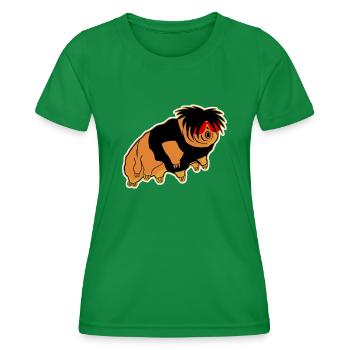 Goth Tardigrade Gothic - Women's Functional T-Shirt - kelly green - Front - AI Model Female 172 dark (172cm)