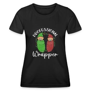 Nurse Baby Maternity Nurse - Women's Functional T-Shirt - black - Front - AI Model Female 172 light (172cm)