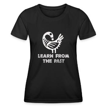 Sankofa Symbol Adinkra Ghana Black - Women's Functional T-Shirt - black - Front - AI Model Female 172 light (172cm)