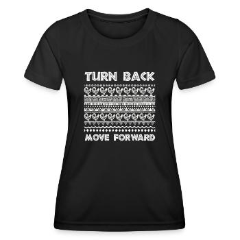 Sankofa Symbol Adinkra Ghana Black - Women's Functional T-Shirt - black - Front - AI Model Female 172 light (172cm)