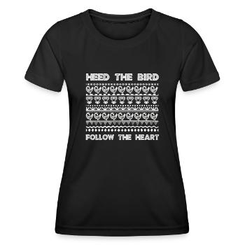 Sankofa Symbol Adinkra Ghana Black - Women's Functional T-Shirt - black - Front - AI Model Female 172 light (172cm)