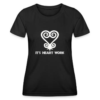 Sankofa Symbol Adinkra Ghana Black - Women's Functional T-Shirt - black - Front - AI Model Female 172 light (172cm)