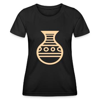 Pottery - Women's Functional T-Shirt - black - Front - AI Model Female 172 light (172cm)