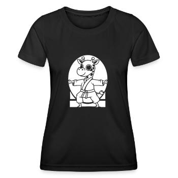 Karate - Women's Functional T-Shirt - black - Front - AI Model Female 172 light (172cm)