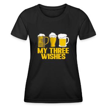 Beer Craft Beer Brewing Home Brewery - Women's Functional T-Shirt - black - Front - AI Model Female 172 light (172cm)