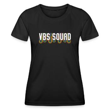 VBS Summer Love Squad Christliche Bibel - Frauen Funktions-T-Shirt - Schwarz - Vorne - AI Model Female 172 light (172cm)