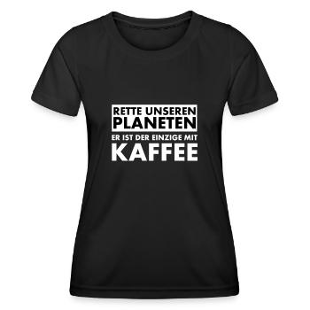 Sauvez notre planète. Il est le seul à avoir... - T-shirt sport Femme - noir - Devant - AI Model Female 172 light (172cm)